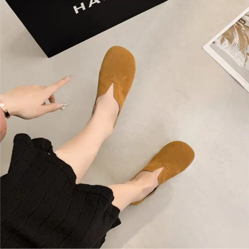 Women'S Fashion Quick Delivery - Damskie baleriny wsuwane z okrągłym noskiem,