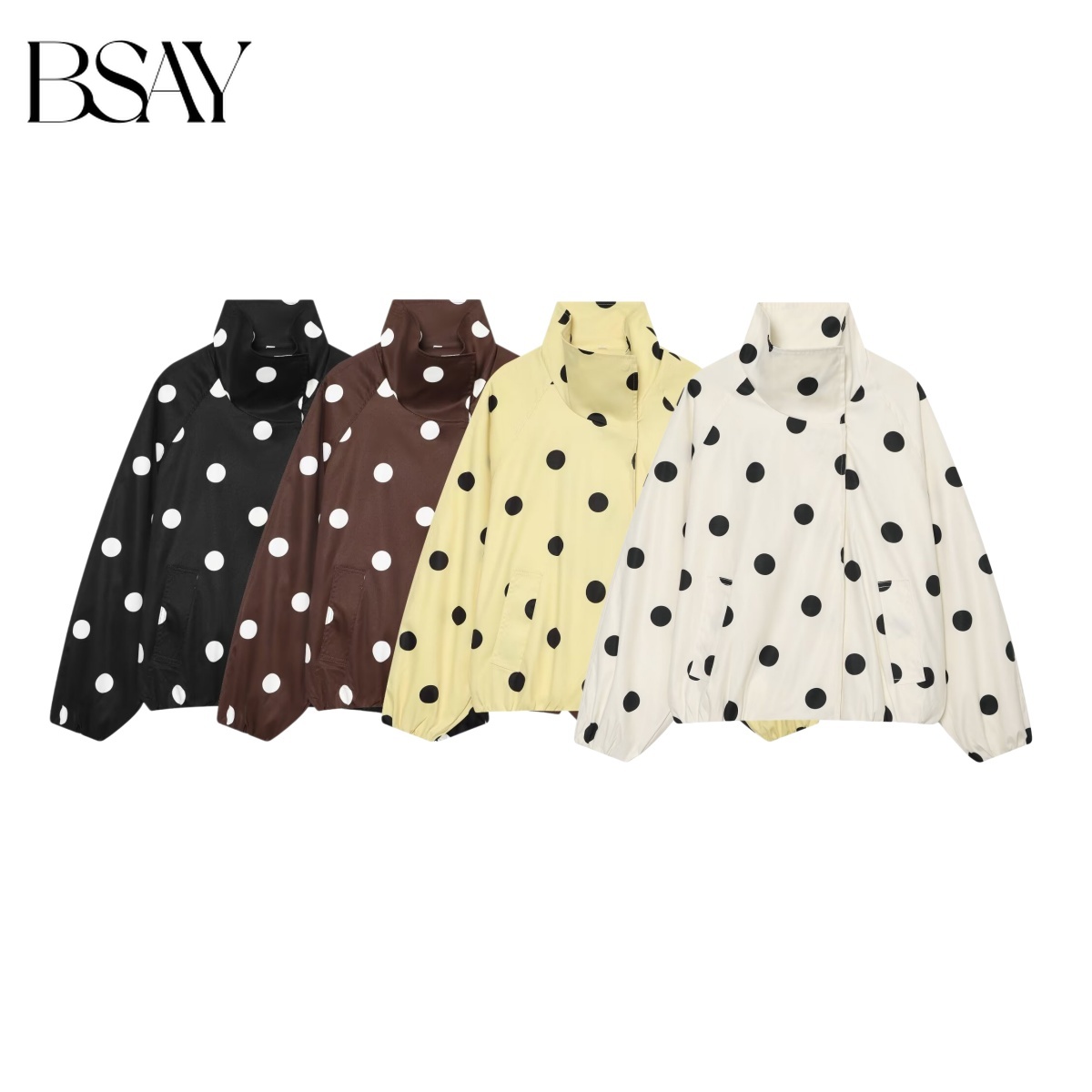 Women'S Fashion Bomber Jacket - BSAY 2026 Nowa Damska Modna Wszechstronna