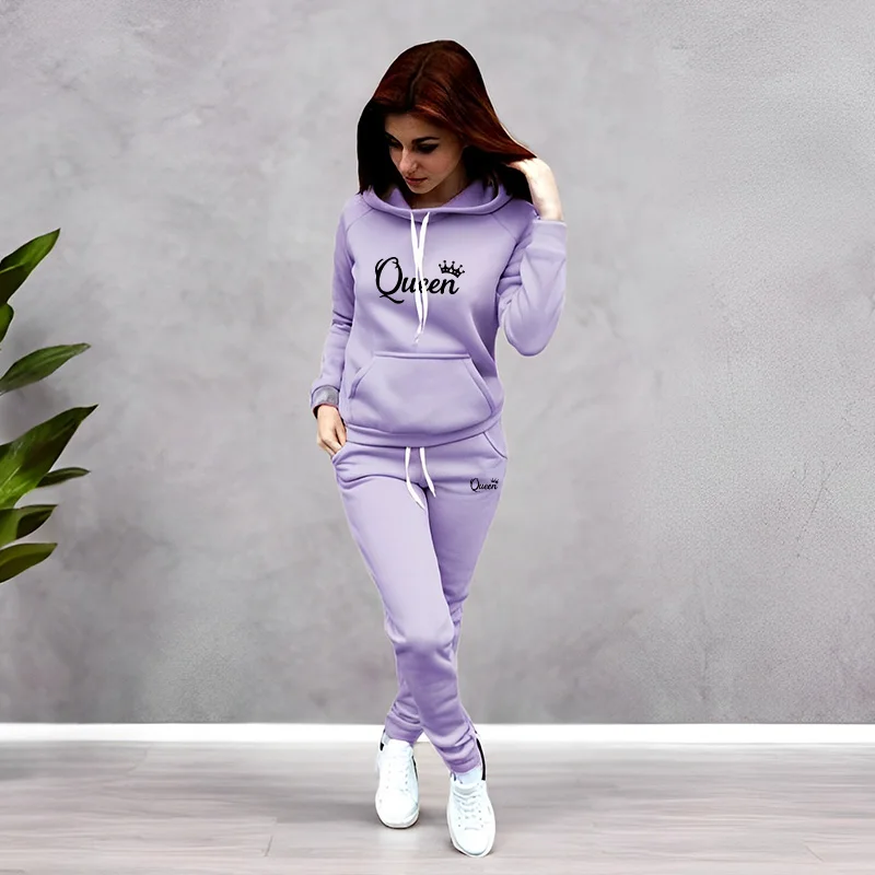 Women'S Fashion Sweatshirts - Damski dres z nadrukiem królowej, bluzy