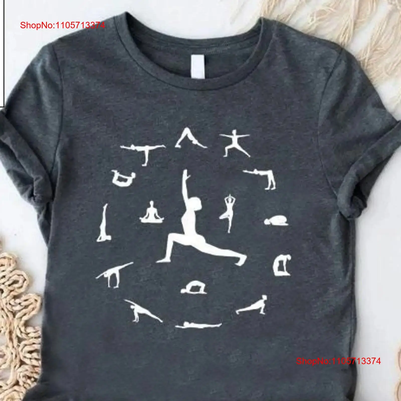 Women Fashion Pose - Koszulka do jogi Yogi Spiritual dla