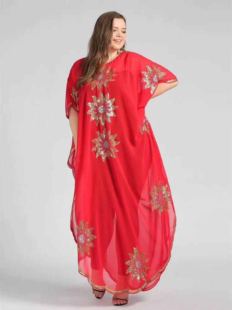 Women'S Fashion Quick Delivery - Nowa afrykańska moda damska złote cekiny