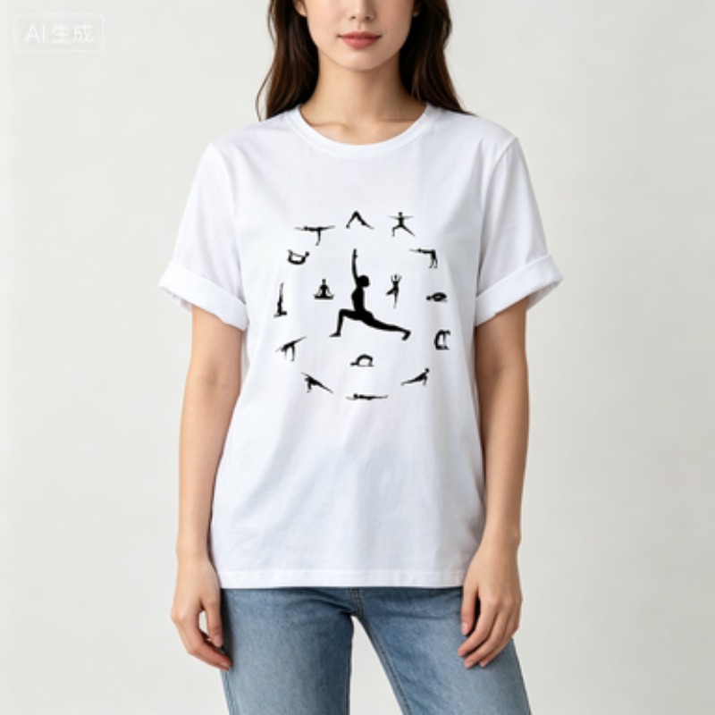 Women Fashion Pose - Nowa urocza koszulka T-shirt Y2k Top