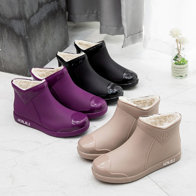 Women Fashion Online - Nowe gumowe kalosze damskie, modne fioletowe
