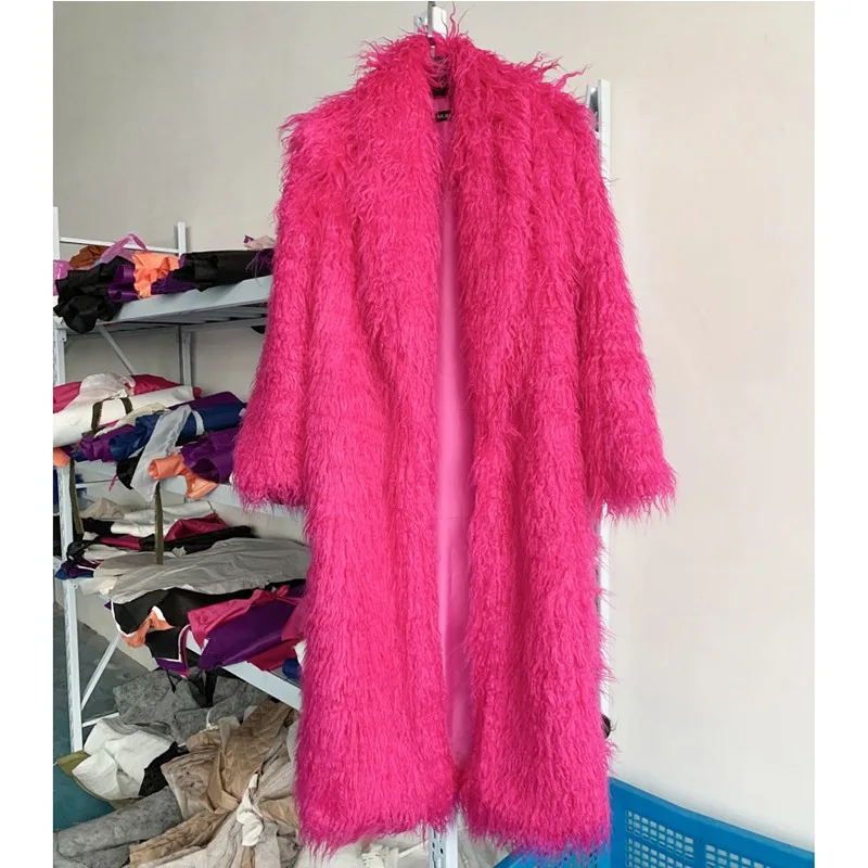Women Fashion Over 50 - Nowy Modny Damski Płaszcz ze Sztucznego