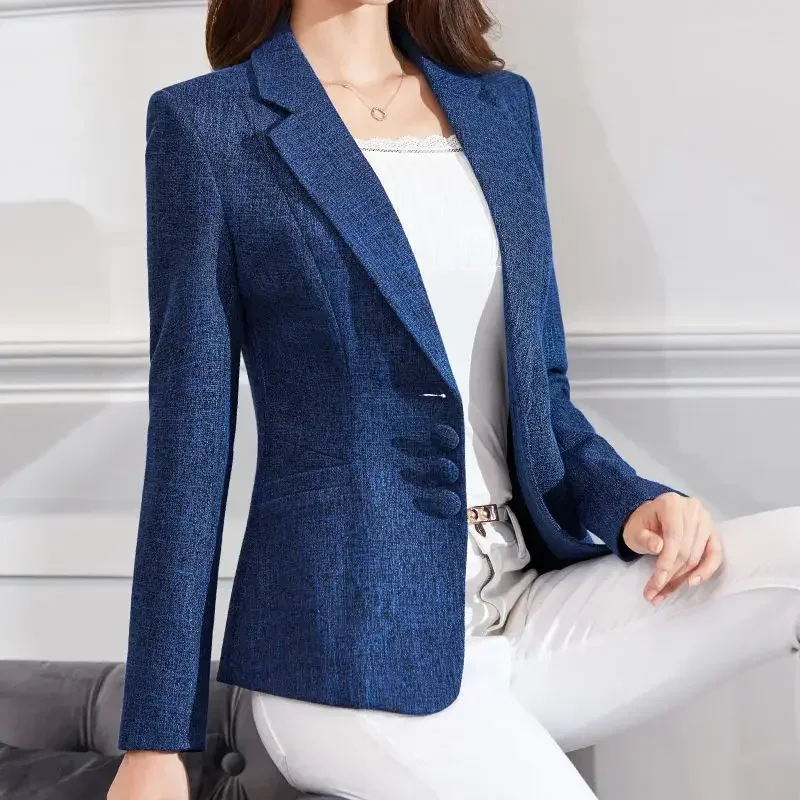 Velvet Blazer Women - Moda damska Marynarki Praca 2025 Garnitur