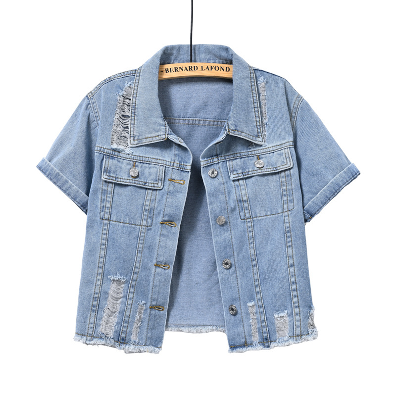 Women'S Fashion Jackets Amazon - Jasna, krótka kurtka jeansowa z krótkim