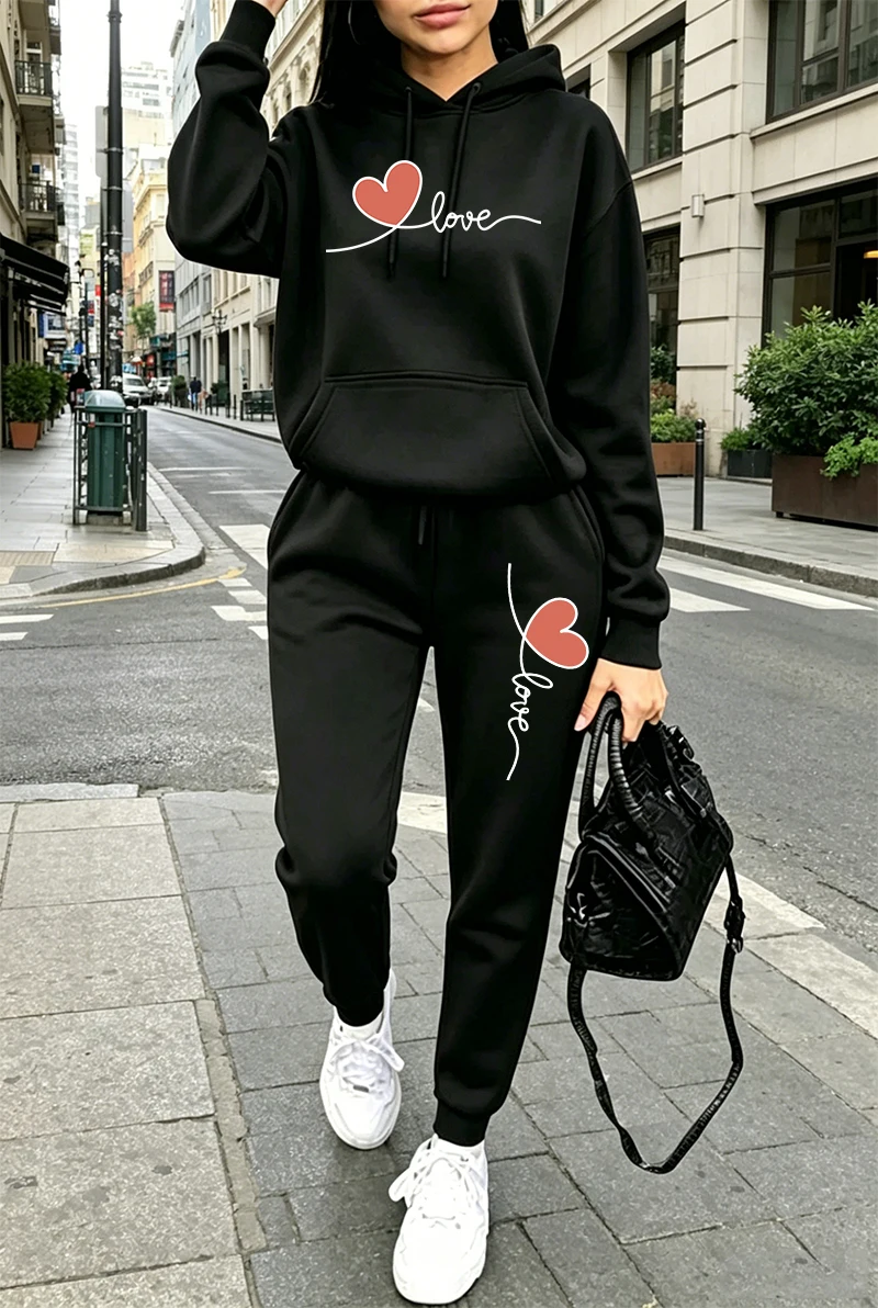 Women'S Fashion Sweatshirts - Damski dres z nadrukiem, casualowy, z