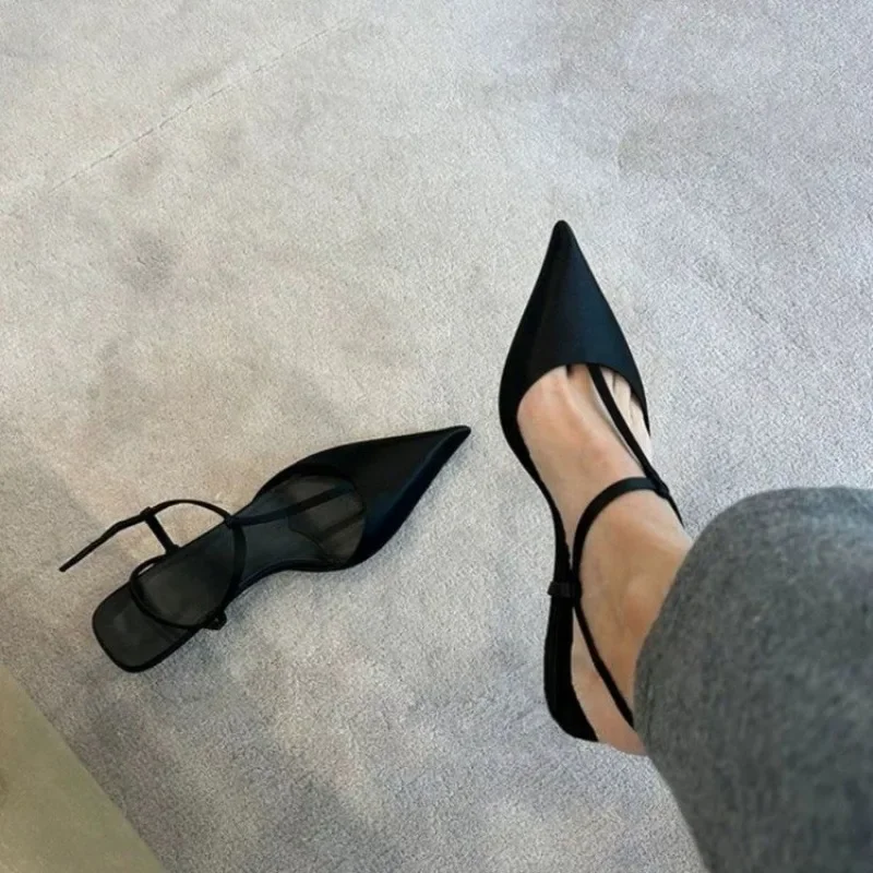 Women Fashion Heels - Buty damskie seksowne sandały z ostrym