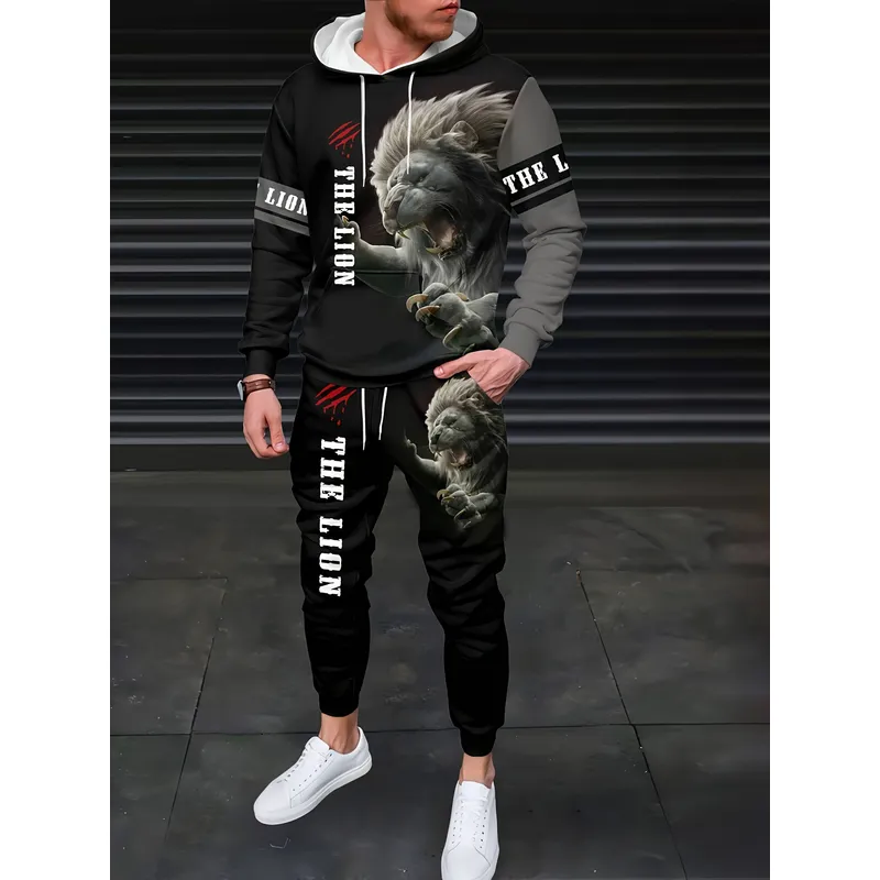 Women Fashion Styles - 2026 Swobodny zestaw dresowy z dwuczęściowym