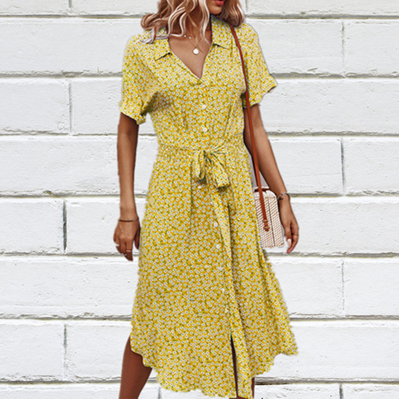 Damska sukienka na wiosnę i la – Women Fashion Pose recenzja i cena