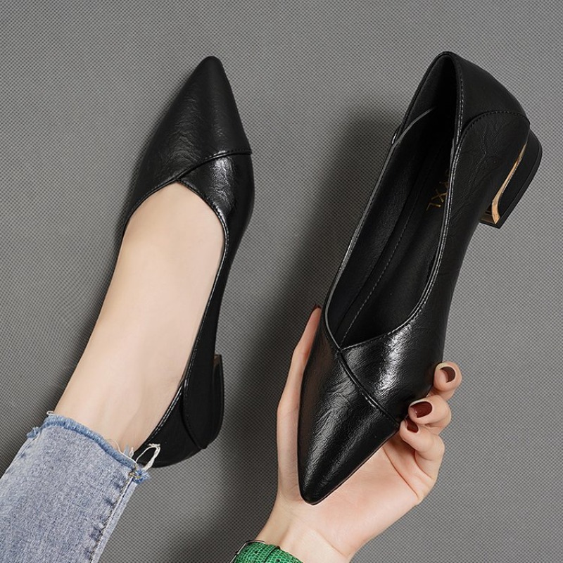 Nowe damskie skórzane buty na  – Women Fashion Heels recenzja i cena