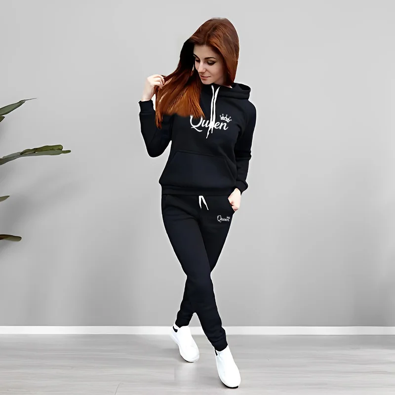 Damski dres z nadrukiem królow – Women'S Fashion Sweatshirts recenzja i cena