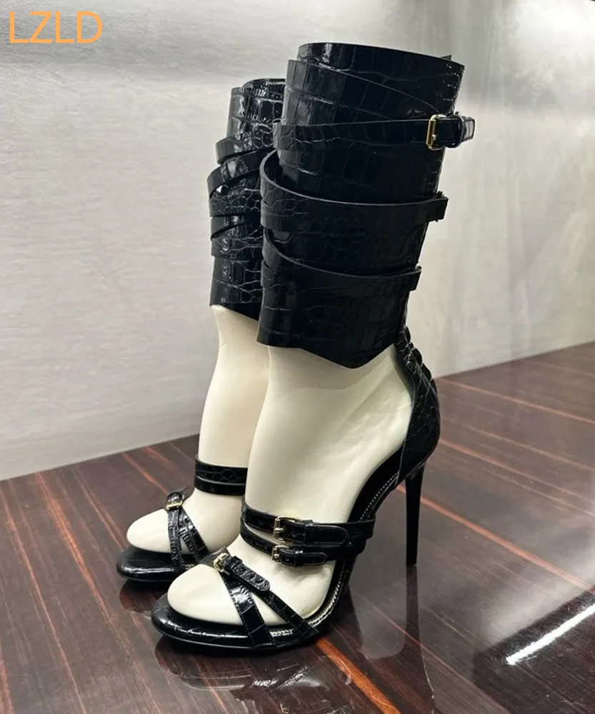 Czarne seksowne wybiegi damski – Fashion Women Belt recenzja i cena