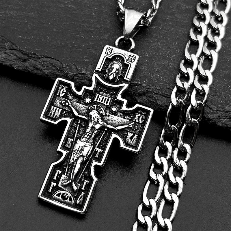 Vintage Orthodox Icon Cross Je – Women Fashion Icon recenzja i cena