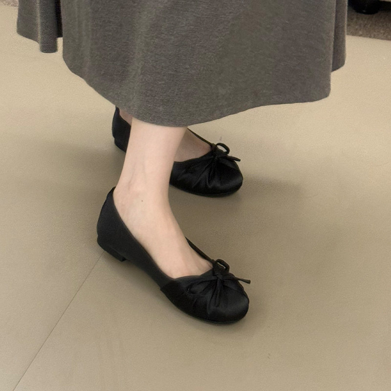 2026 Nowe satynowe baleriny z  – Women Fashion Heels recenzja i cena