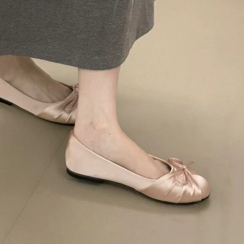 2026 Nowe satynowe baleriny z  – Women Fashion Heels recenzja i cena