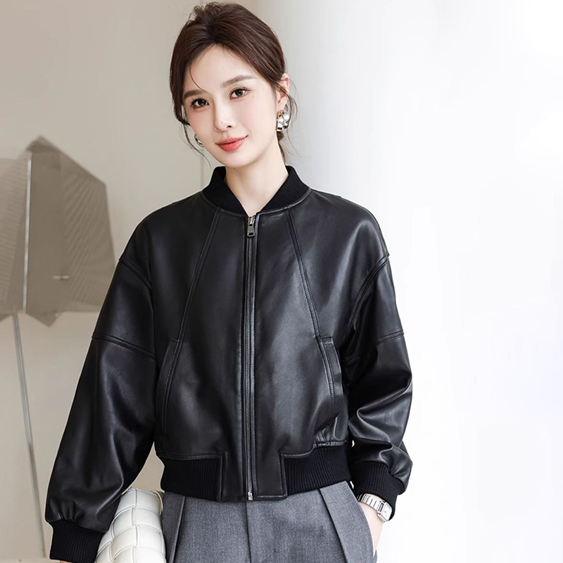 Amerykańska kurtka retro z imi – Women'S Fashion Bomber Jacket recenzja i cena