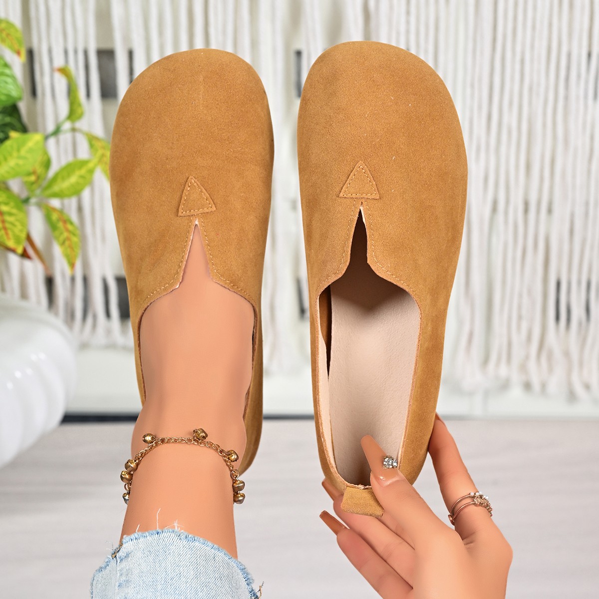 Damskie płaskie buty wsuwane z – Women'S Fashion Quick Delivery recenzja i cena