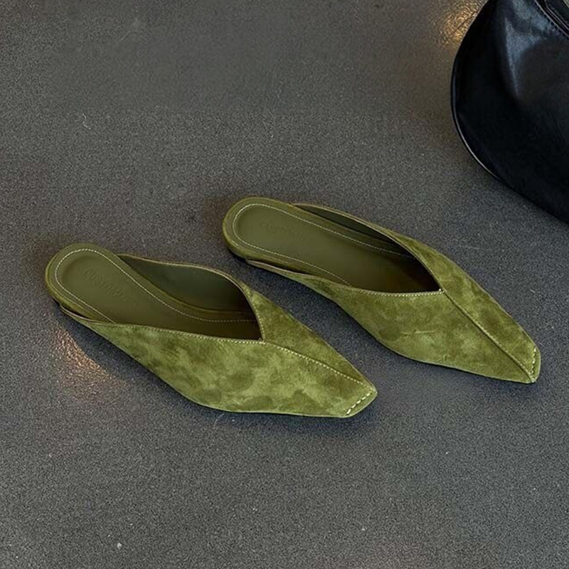 Klapki damskie, mule, płaskie  – Women'S Fashion Designer Clothes recenzja i cena