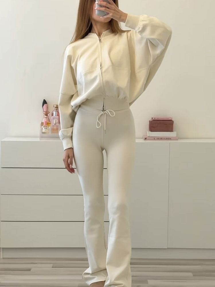 Eleganckie damskie komplety: s – Women'S Fashion Bomber Jacket recenzja i cena