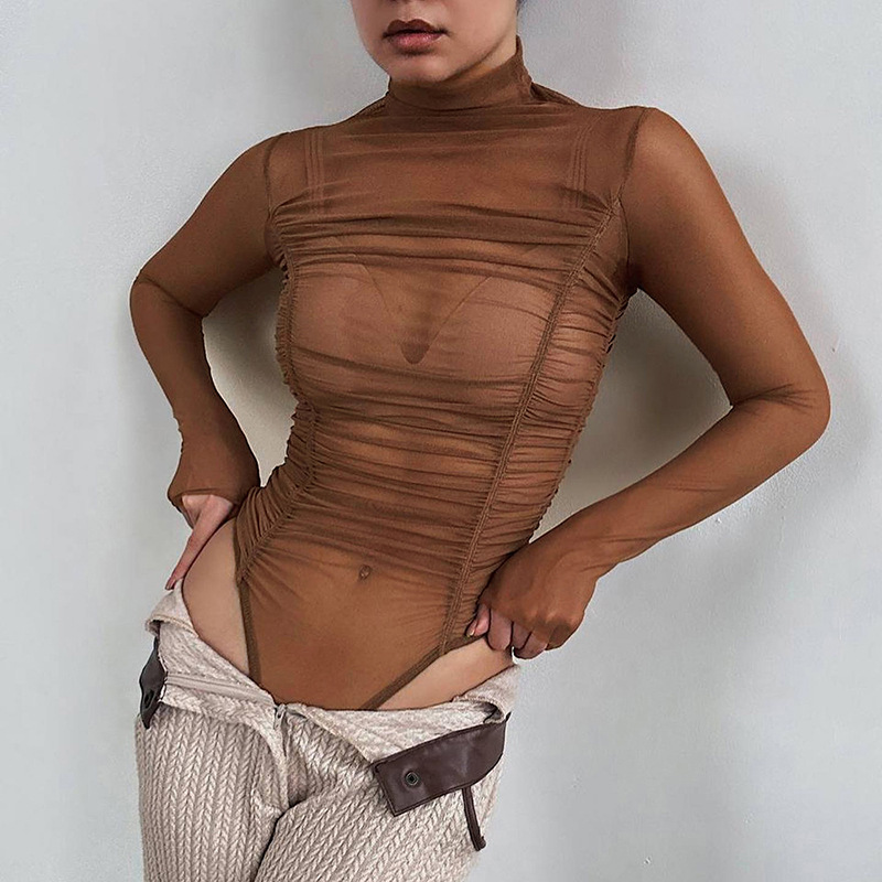 Jesień 2023, siateczkowe body  – Turtleneck Bodysuit recenzja i cena