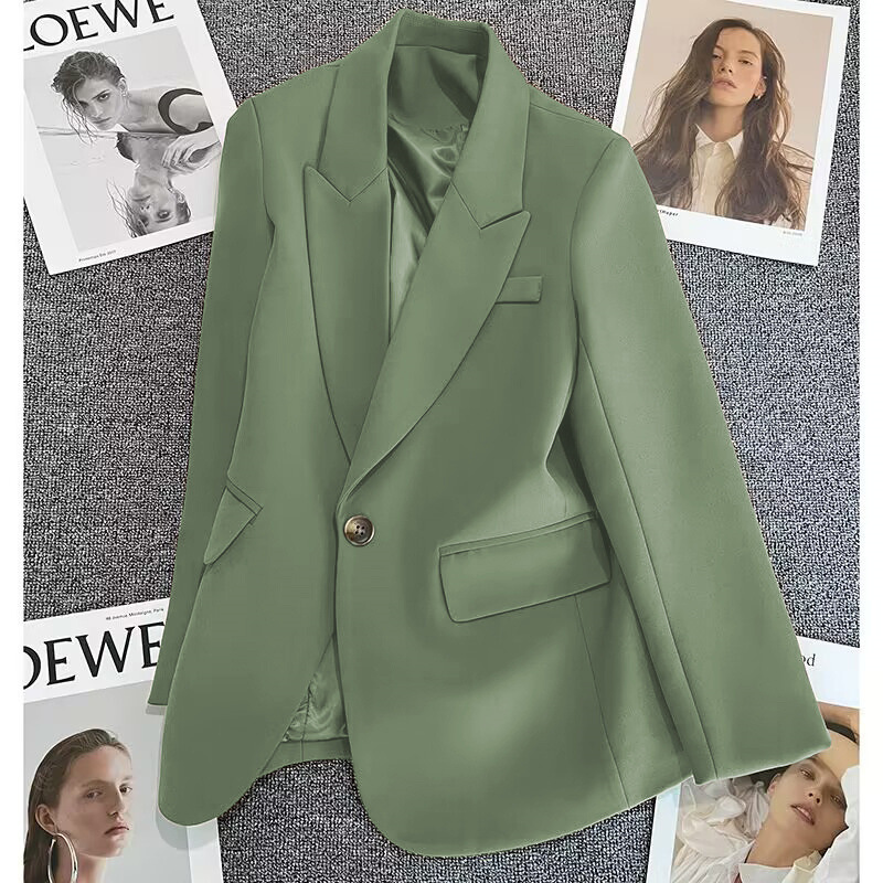 Zielona marynarka damska, modn – Velvet Blazer Women recenzja i cena