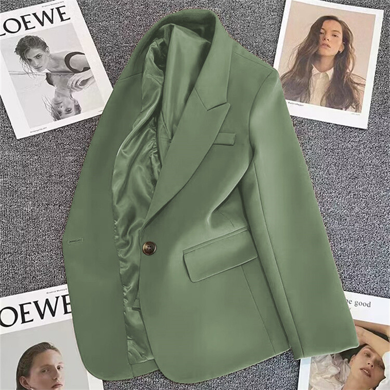 Zielona marynarka damska, modn – Velvet Blazer Women recenzja i cena