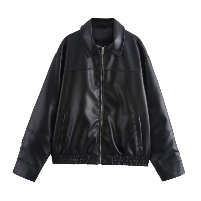 Kurtki bomberki z ekoskóry w s – Women'S Fashion Bomber Jacket recenzja i cena