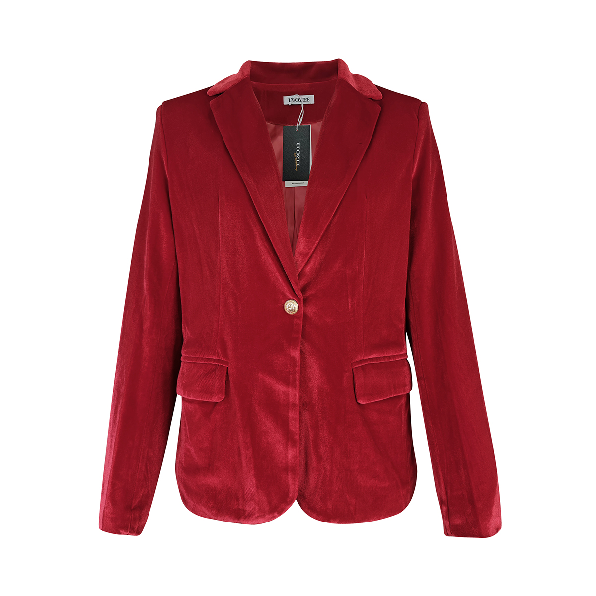 Damska aksamitna marynarka z p – Velvet Blazer Women recenzja i cena