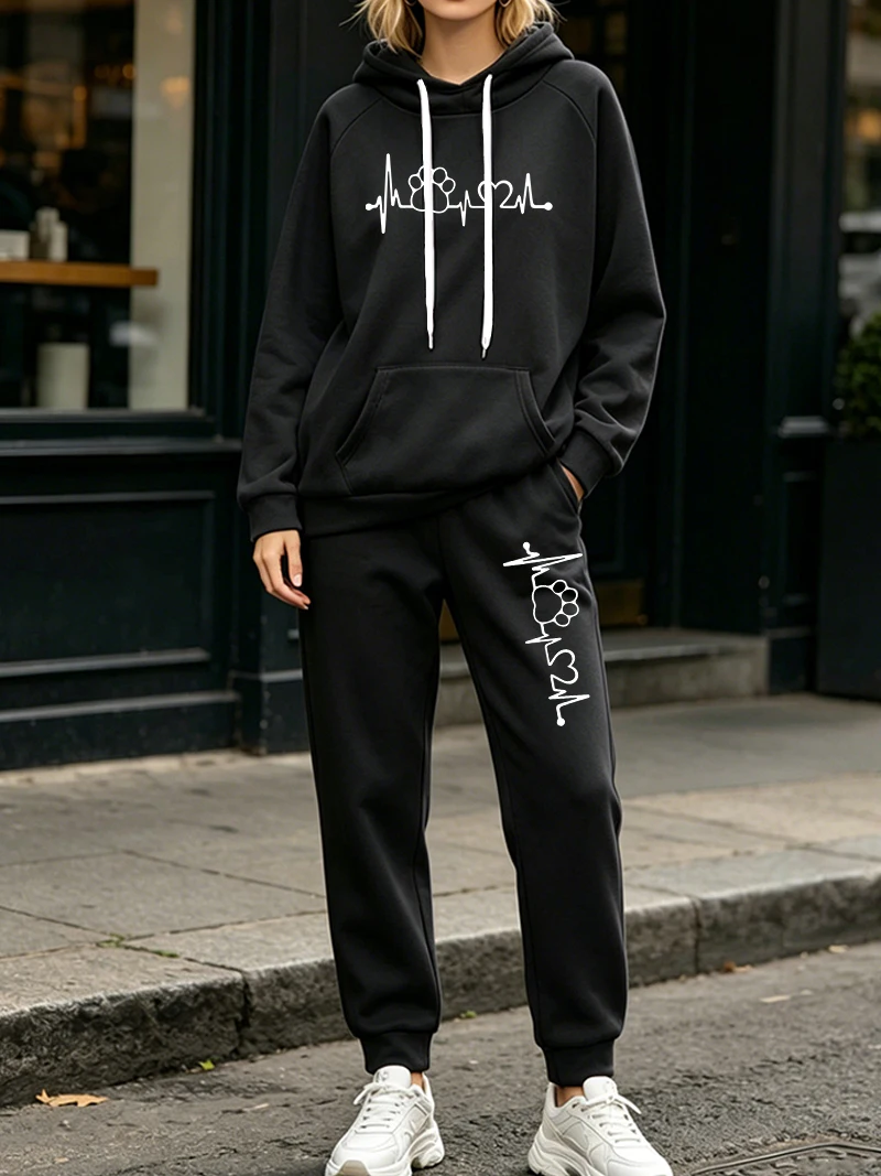 Damskie komplety 2-częściowe n – Women'S Fashion Sweatshirts recenzja i cena