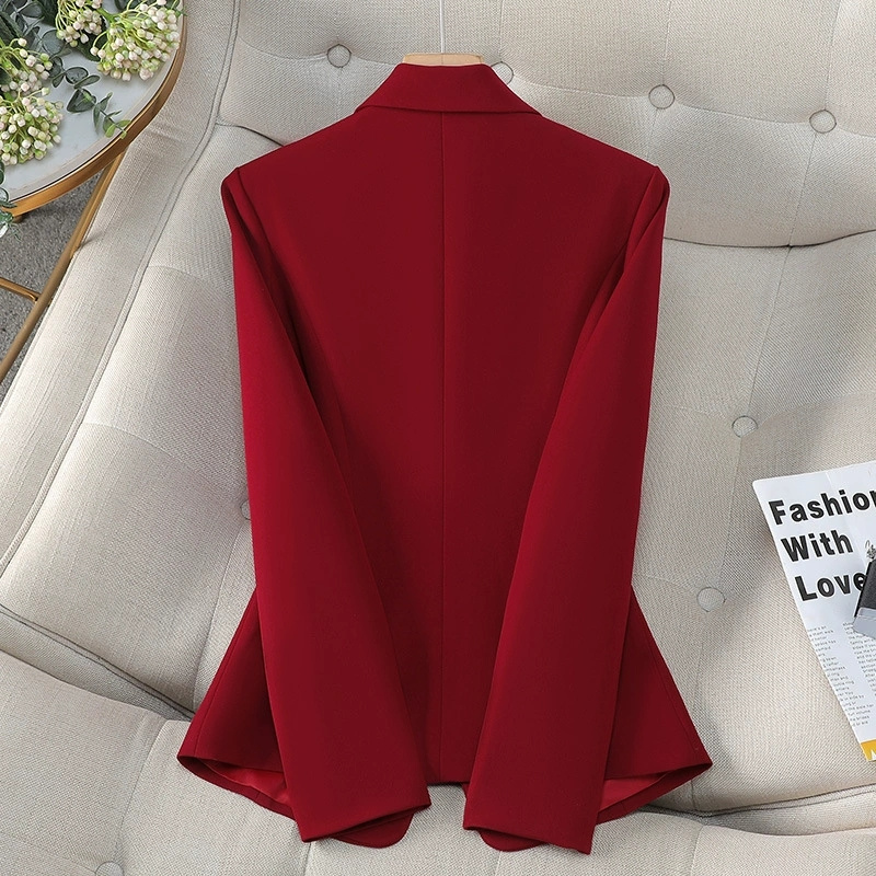 Czerwona marynarka damska, dop – Velvet Blazer Women recenzja i cena