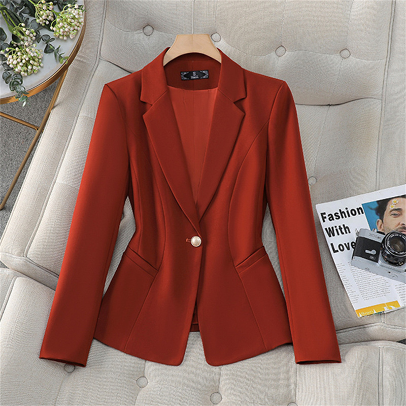 Czerwona marynarka damska, dop – Velvet Blazer Women recenzja i cena