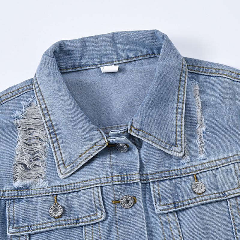 Jasna, krótka kurtka jeansowa  – Women'S Fashion Jackets Amazon recenzja i cena