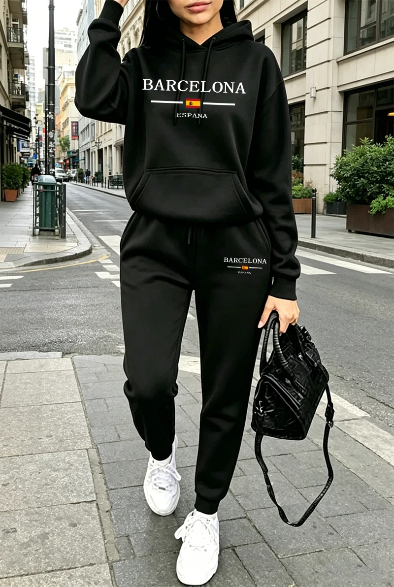 Damski dres sportowy z nadruki – Women'S Fashion Sweatshirts recenzja i cena