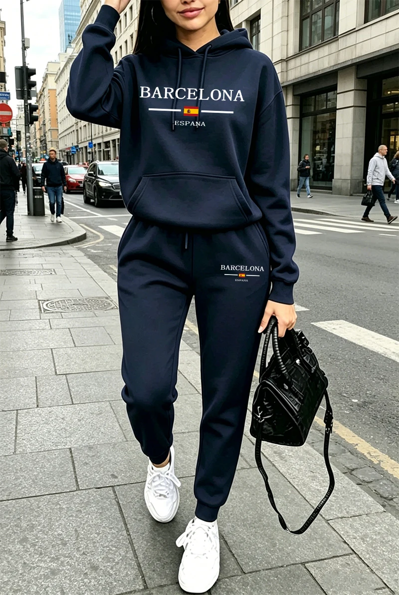 Damski dres sportowy z nadruki – Women'S Fashion Sweatshirts recenzja i cena