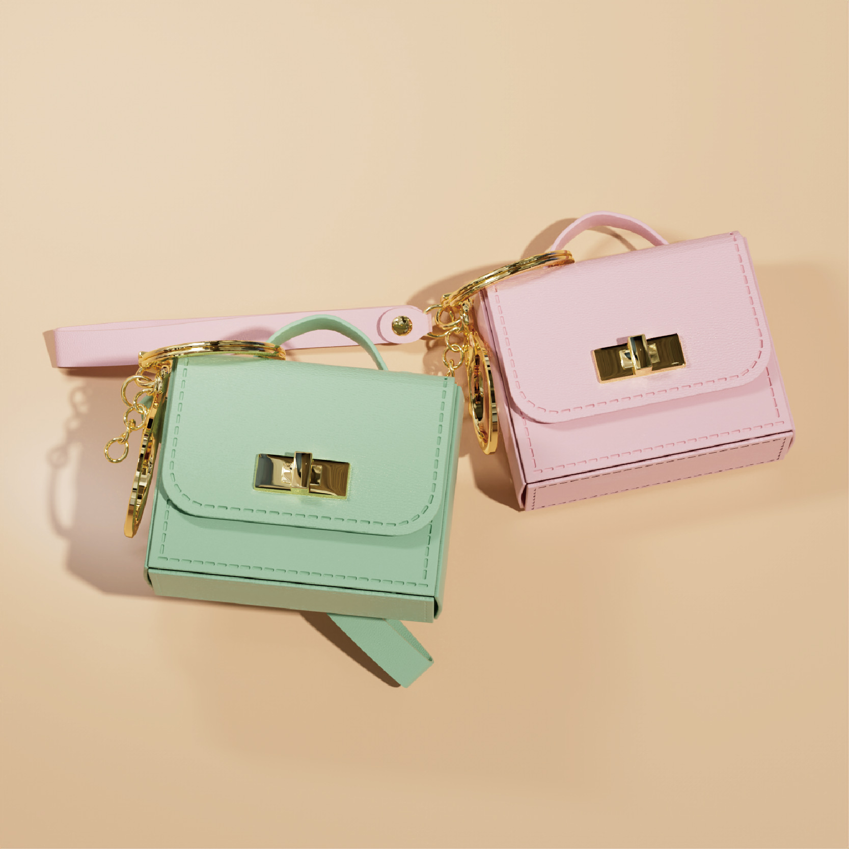 Mini etui na klucze z skórzany – Women'S Ysl Fashion recenzja i cena