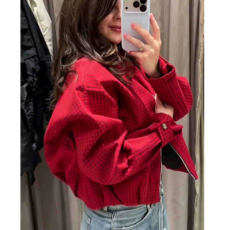 Jesienna kurtka bomberka w kra – Women'S Fashion Bomber Jacket recenzja i cena
