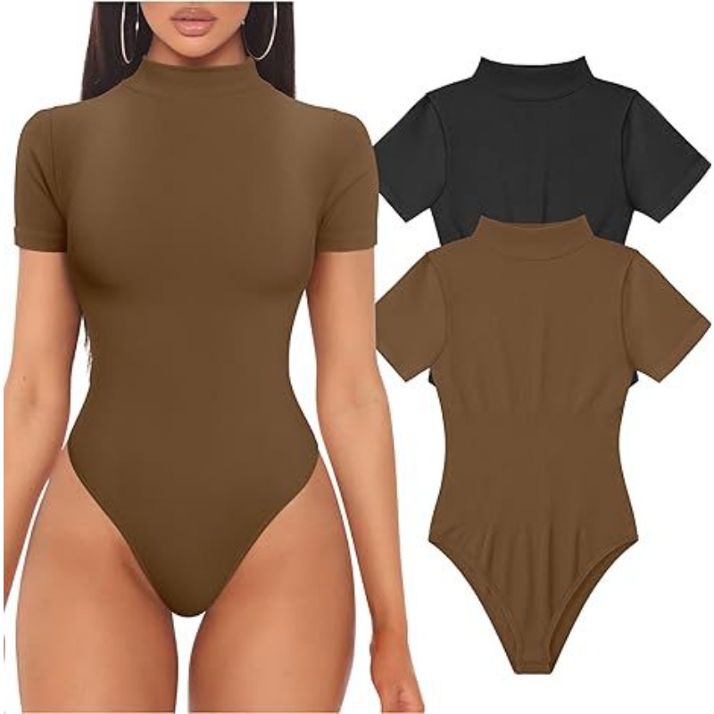 Body z golfem z krótkim rękawe – Turtleneck Bodysuit recenzja i cena