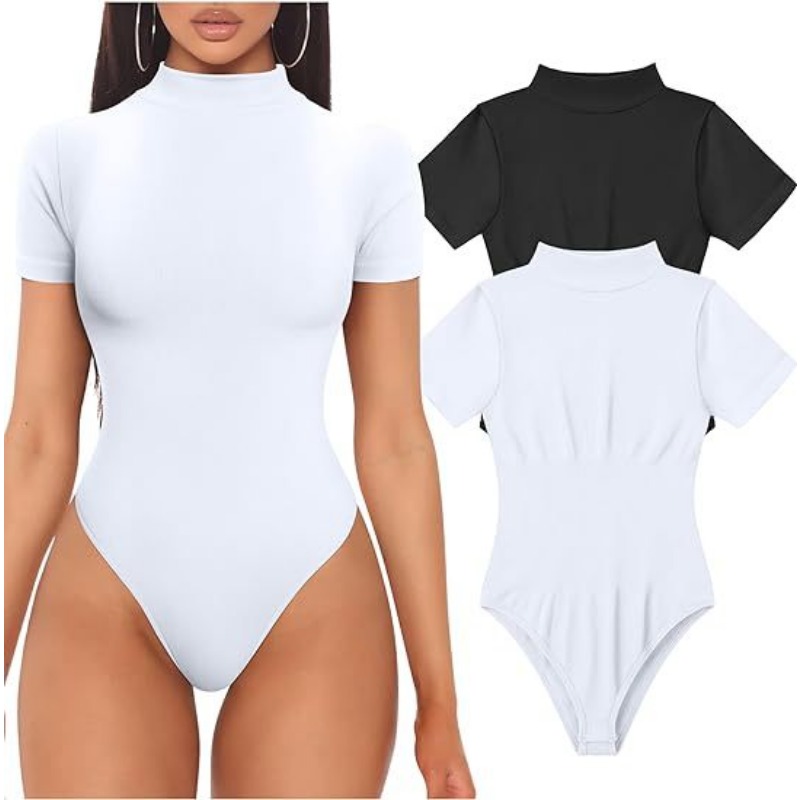 Body z golfem z krótkim rękawe – Turtleneck Bodysuit recenzja i cena
