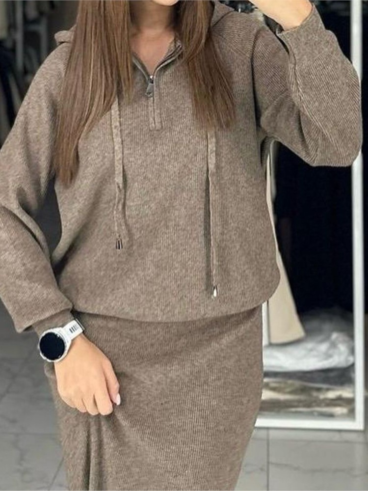 Damski zestaw spódnicy w stylu – Women'S Fashion Sweatshirts recenzja i cena