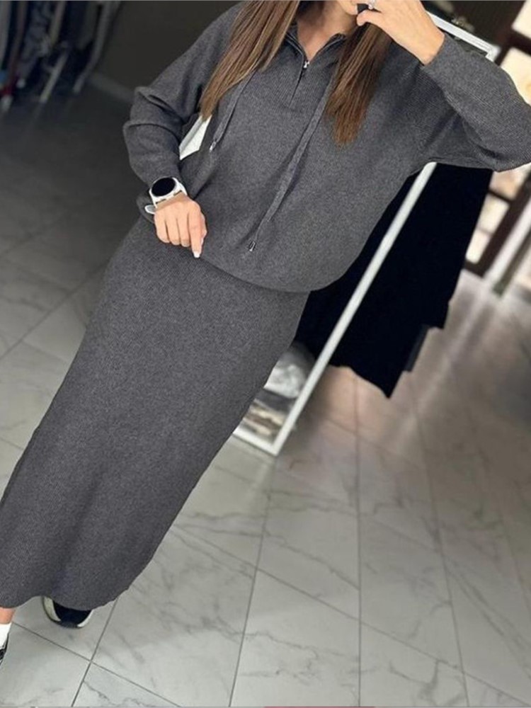 Damski zestaw spódnicy w stylu – Women'S Fashion Sweatshirts recenzja i cena