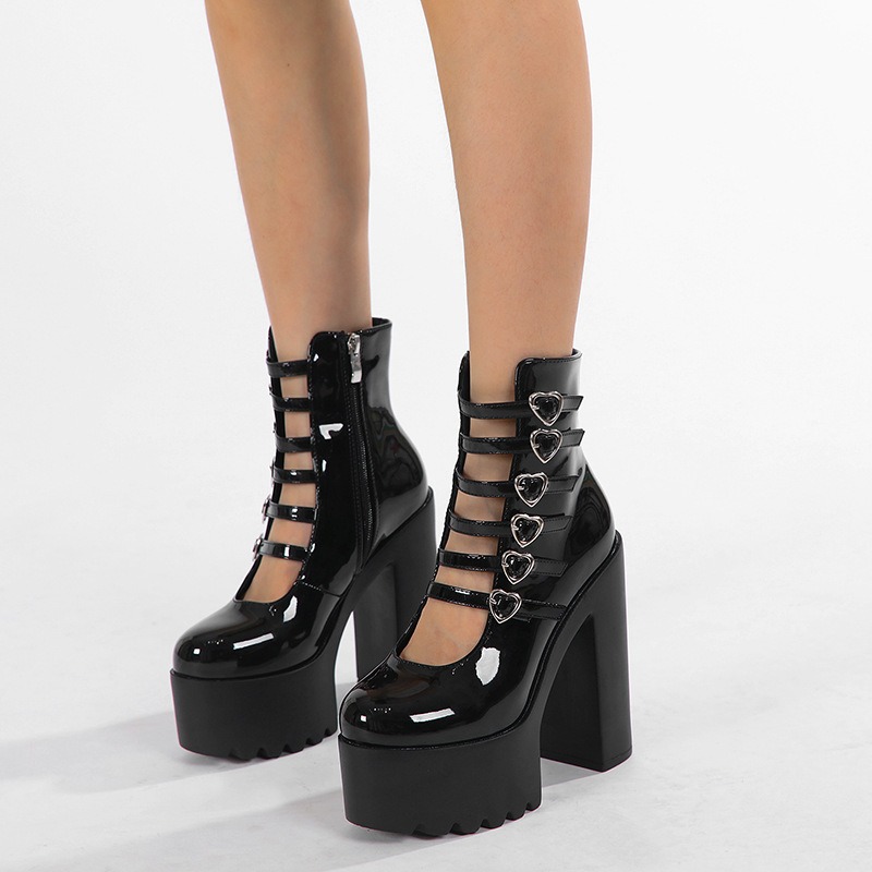 Szpilki na obcasie typu block  – Women'S Fashion Designer Clothes recenzja i cena