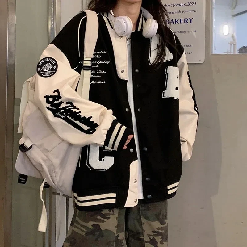 Y2k Lamb Wool Bomber Jacket Fe – Women'S Fashion Bomber Jacket recenzja i cena