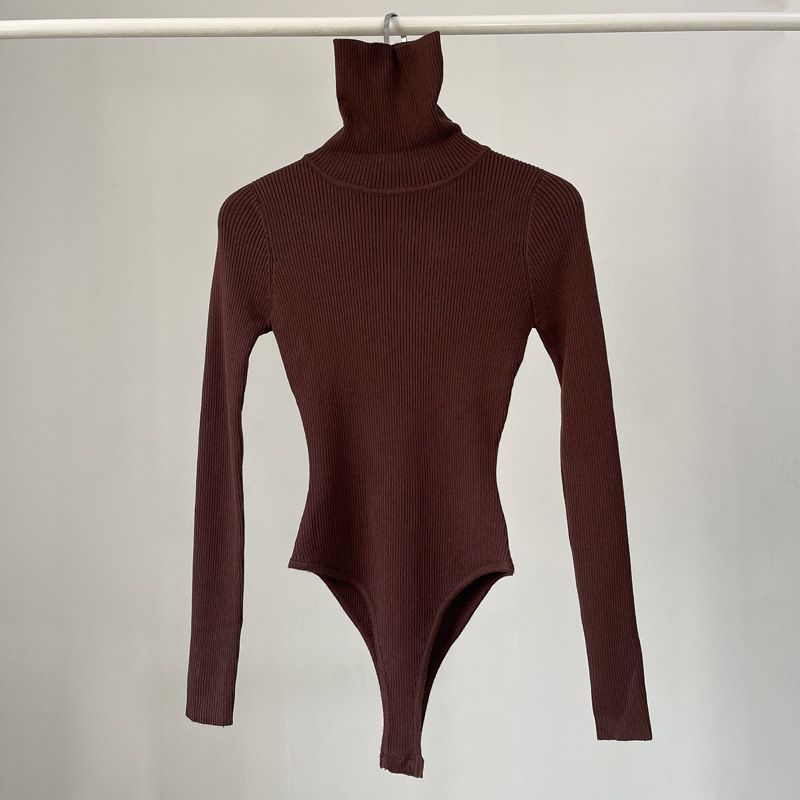 Body damskie z długim rękawem  – Turtleneck Bodysuit recenzja i cena