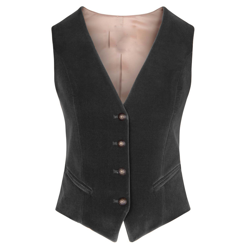 Damska aksamitna kamizelka z d – Velvet Blazer Women recenzja i cena