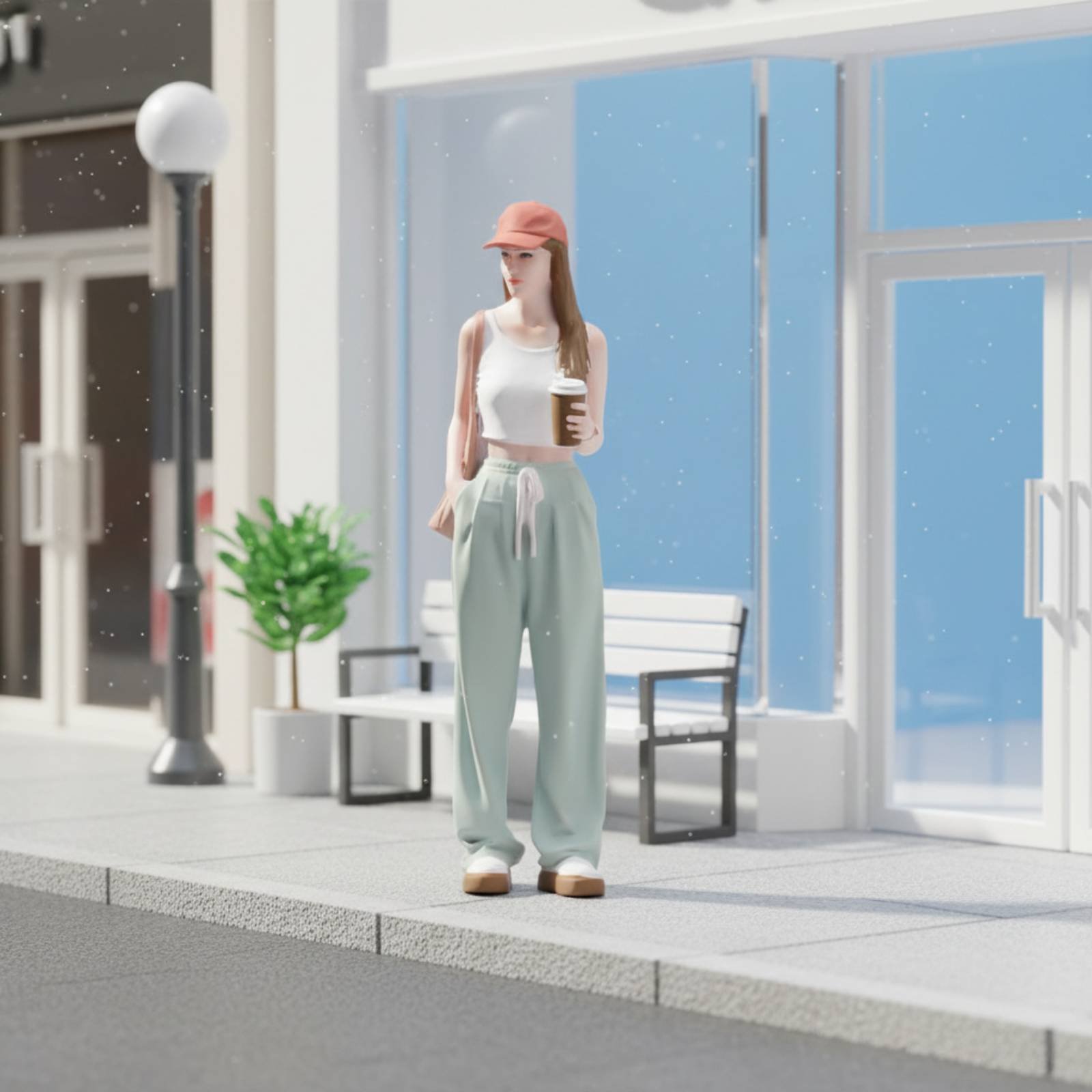 Figurka dziewczyny trzymającej – Women Fashion Pose recenzja i cena