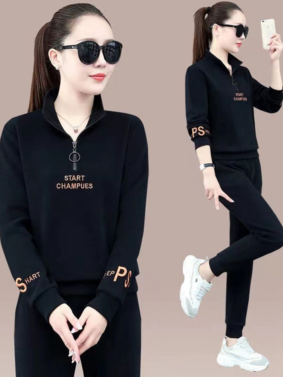 Modny zestaw odzieży sportowej – Women'S Fashion Sweatshirts recenzja i cena