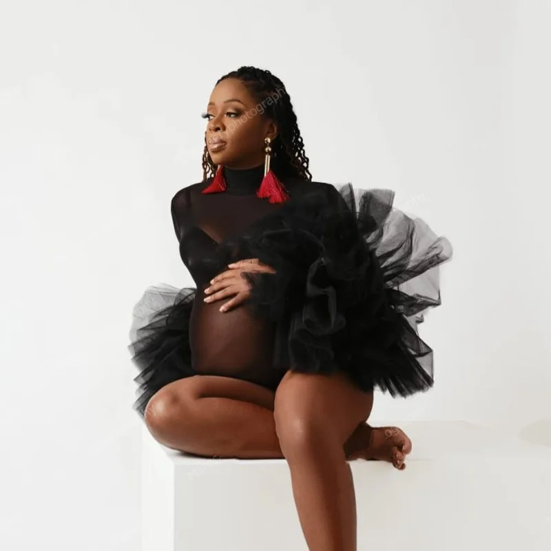 Rekwizyty do fotografii ciążow – Turtleneck Bodysuit recenzja i cena